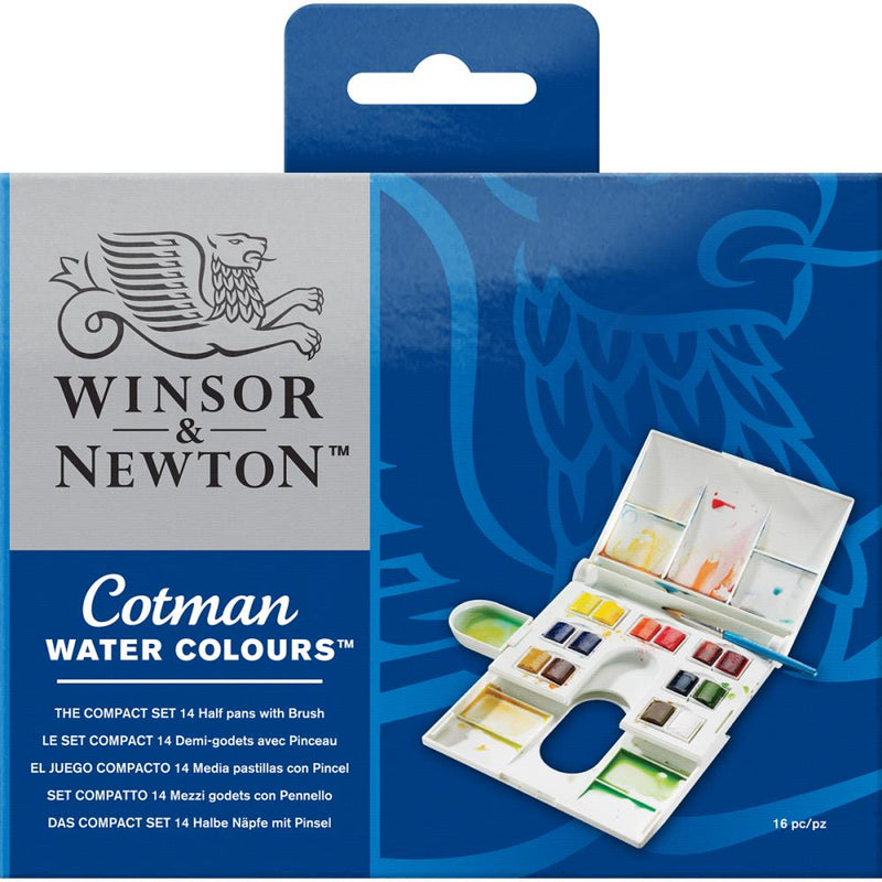 Winsor & Newton Professional Watercolour Lightweight Metal Box Set 24 Half  Pans -  Denmark