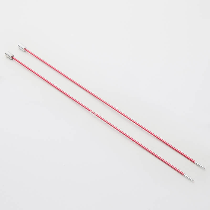 Knitpro "Zing" Aluminium Single Point Knitting Needles - 40cm