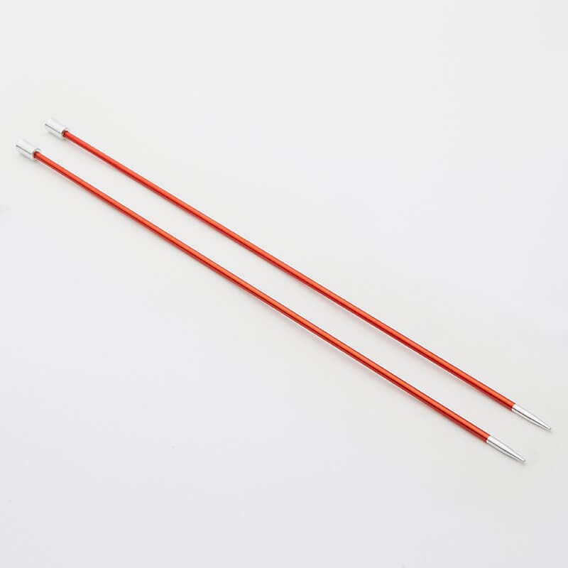 Knitpro "Zing" Aluminium Single Point Knitting Needles - 40cm