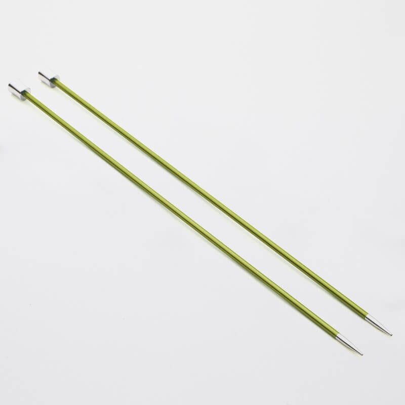 Knitpro "Zing" Aluminium Single Point Knitting Needles - 40cm